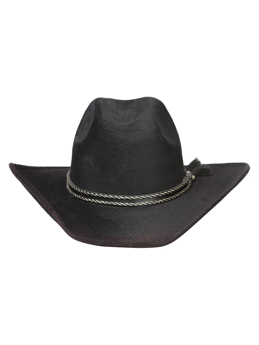 Sombrero occidental para niños El General Suede Negro 44247