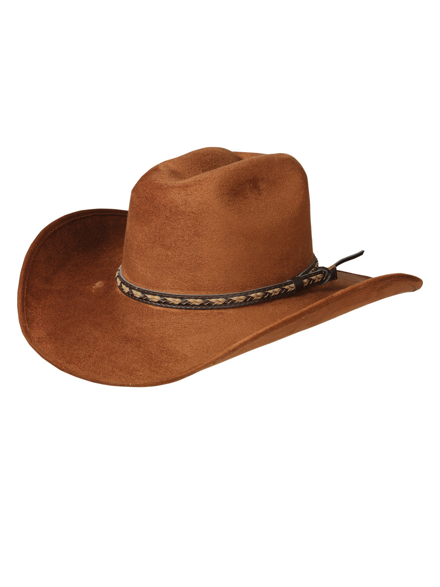 Sombrero vaquero El General de gamuza marrón oscuro 44267