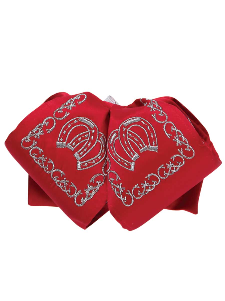Adult
Mexican Charro Bow Tie 100% Polyester Red/Silver 600128