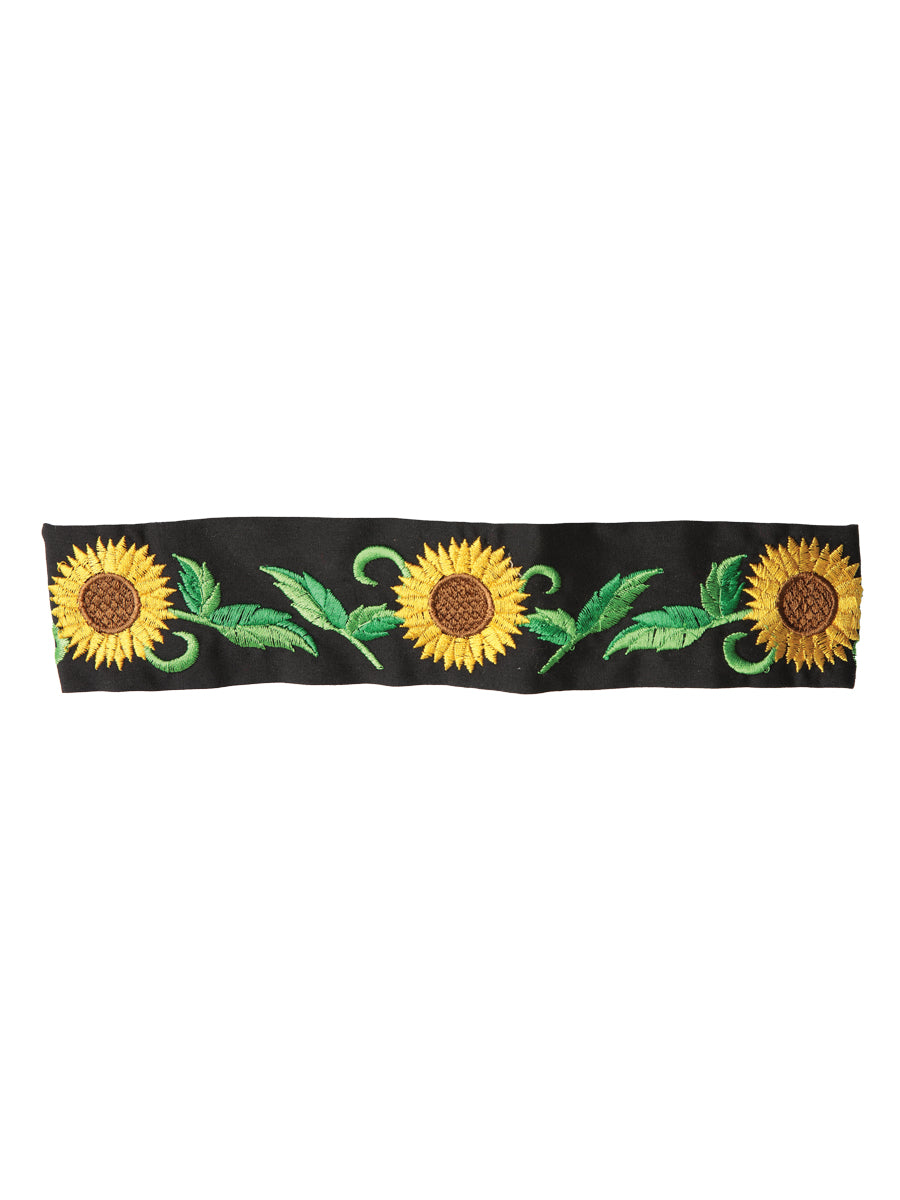 Diadema elástica artesanal negra 602772