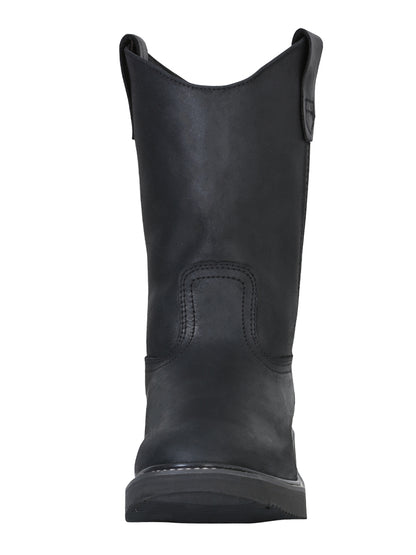 Establo Men’s Work Boot Grasso Leather

 - Black 312