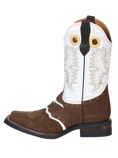El General Rodeo Boot - Crazy Nobuck  Dark Brown 33313