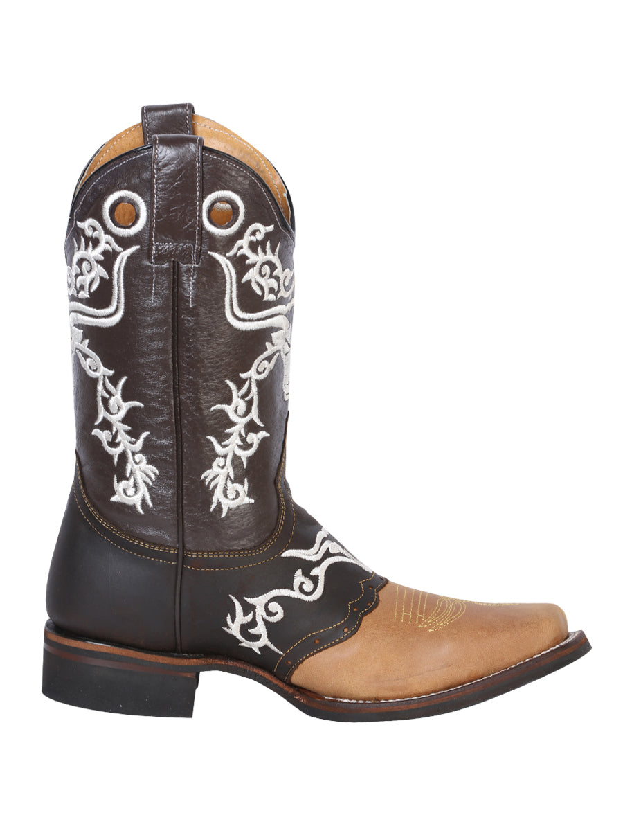 El General Rodeo Boot - Crazy  Honey/ Dark Brown 33316