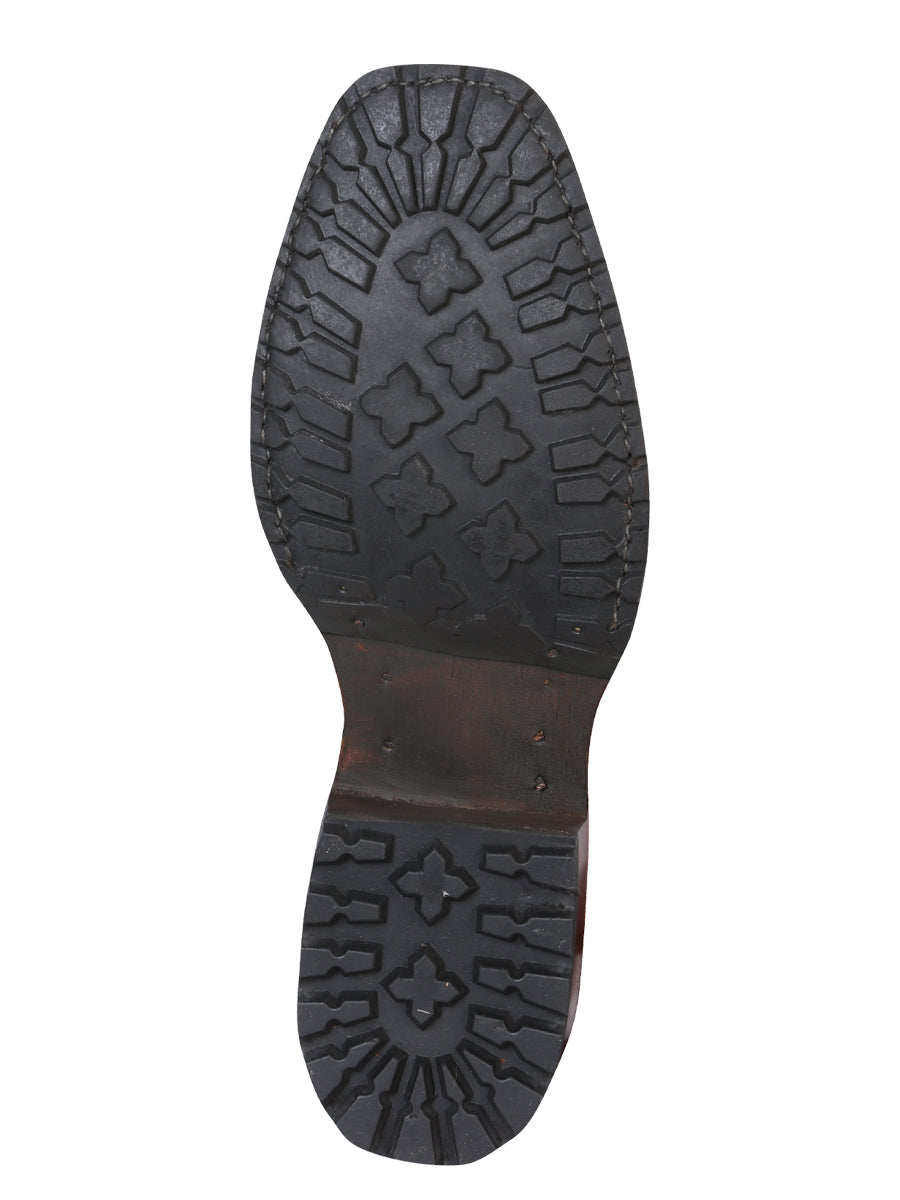 Bota de motociclista El General - Marrón oscuro loco 40673