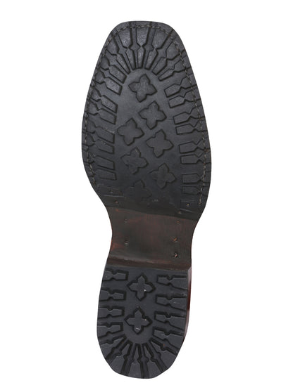 Bota de motociclista El General - Marrón oscuro loco 40673