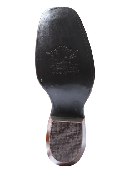 Bota de rodeo El General - Marrón oscuro 41785