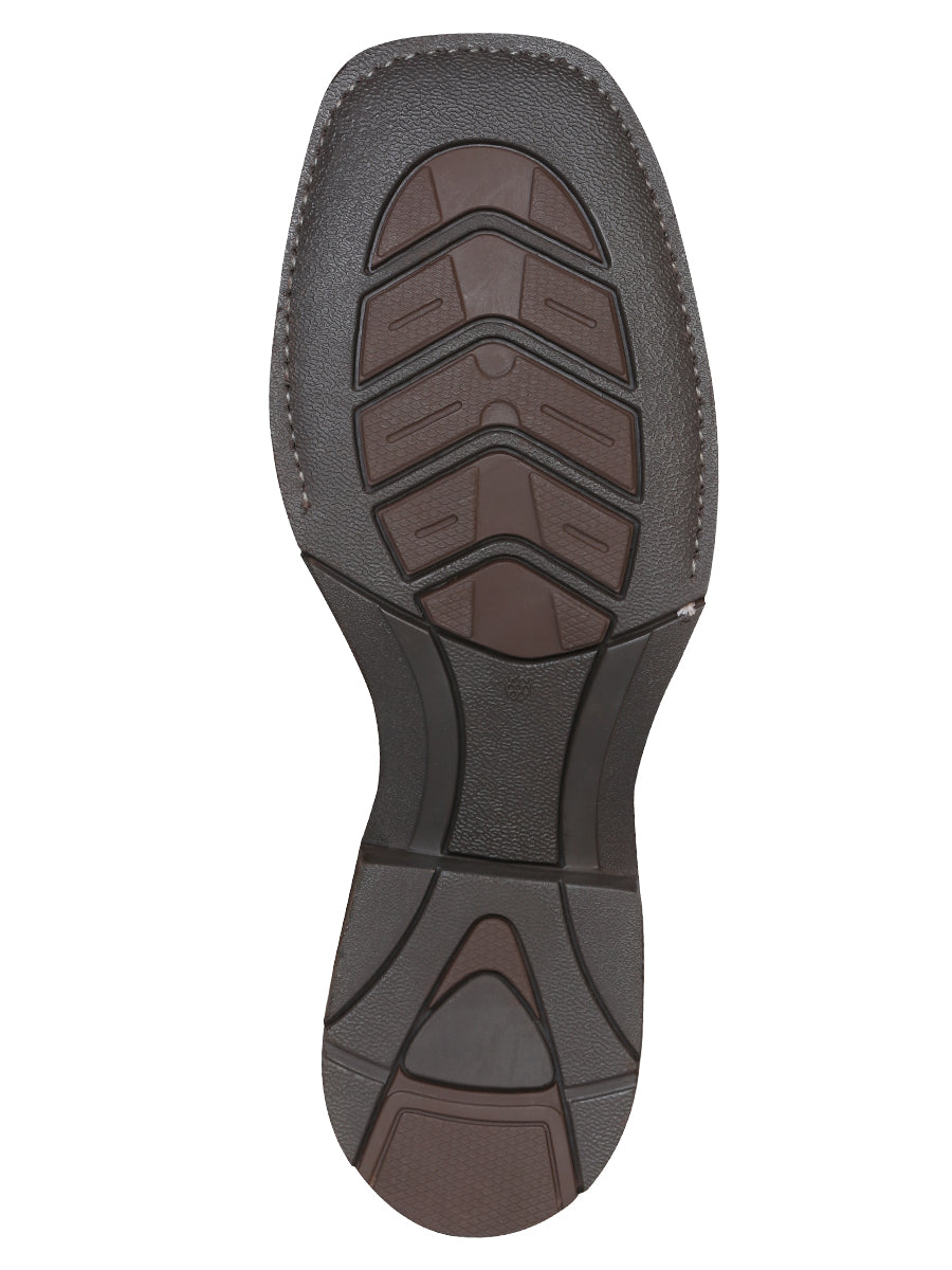 Bota de rodeo El General - Marrón oscuro loco 43004