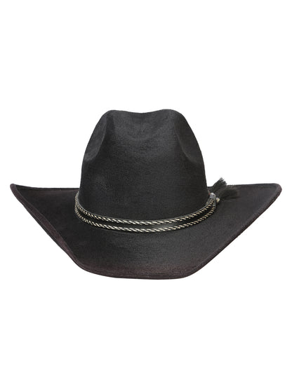 El General Suede Western Kids Hat Black 44243