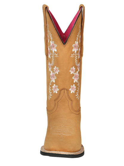 Cowboy Boot  - El Geneal Rodeo - Woman Nobuck - Peach 44644