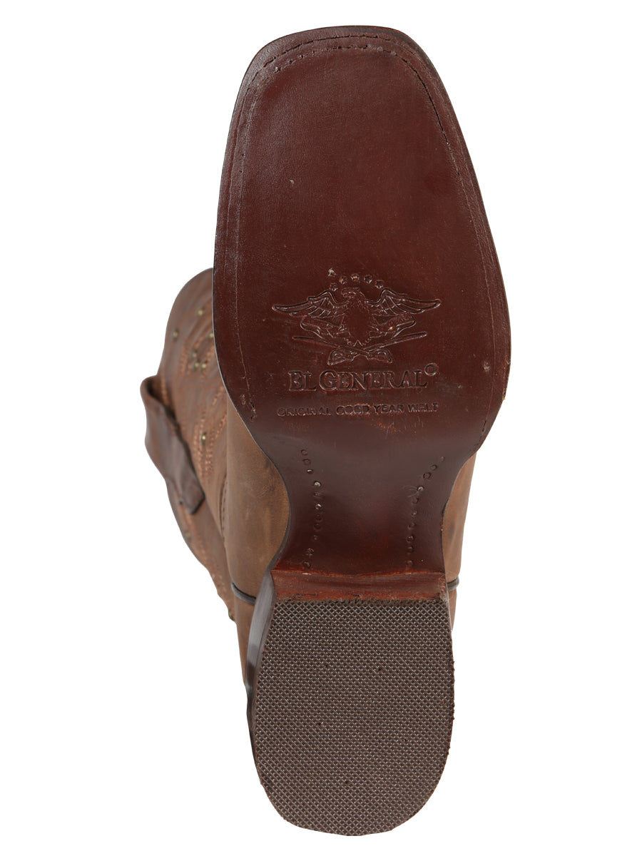 Bota de rodeo para mujer El General - Marrón Alazan 44853