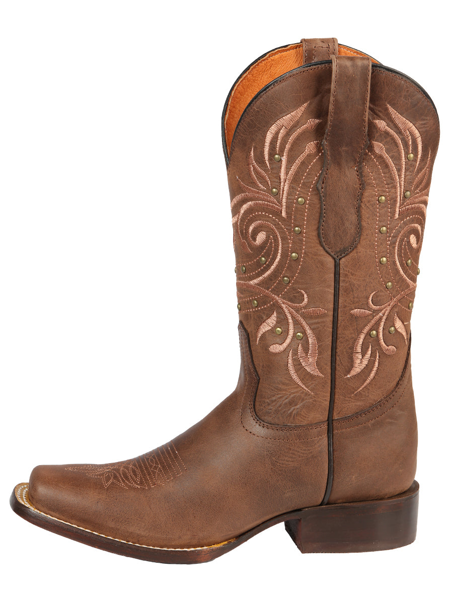 Bota de rodeo para mujer El General - Marrón Alazan 44854
