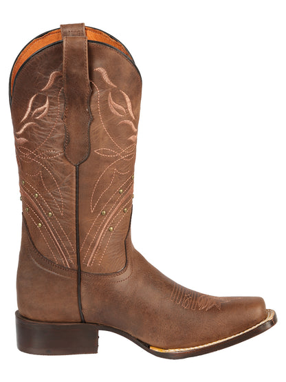 Bota de rodeo para mujer El General - Marrón Alazan 44854