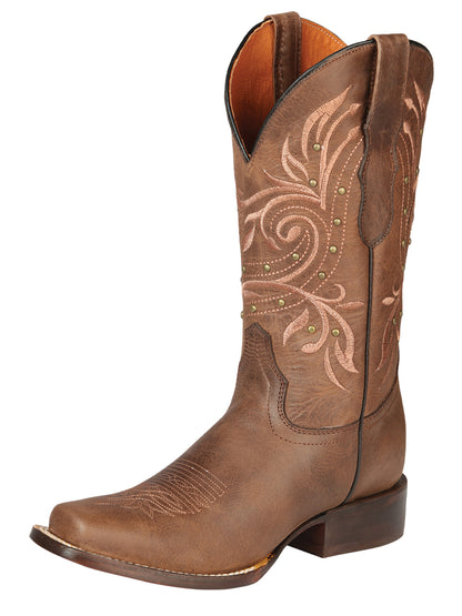 Bota de rodeo para mujer El General - Marrón Alazan 44854