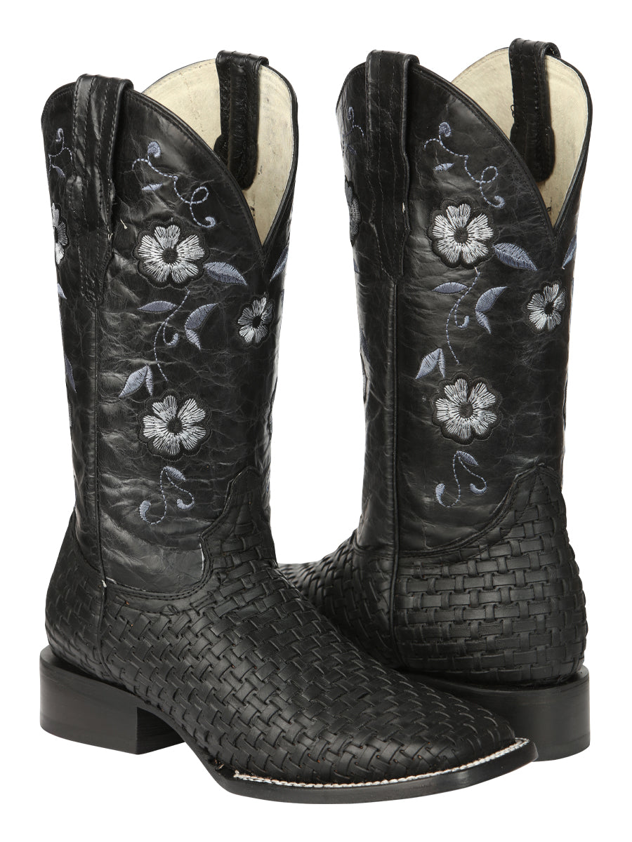 Botas de rodeo El General para mujer Petatillo - Negro 44856