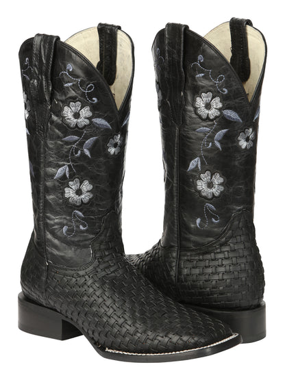 Botas de rodeo El General para mujer Petatillo - Negro 44856