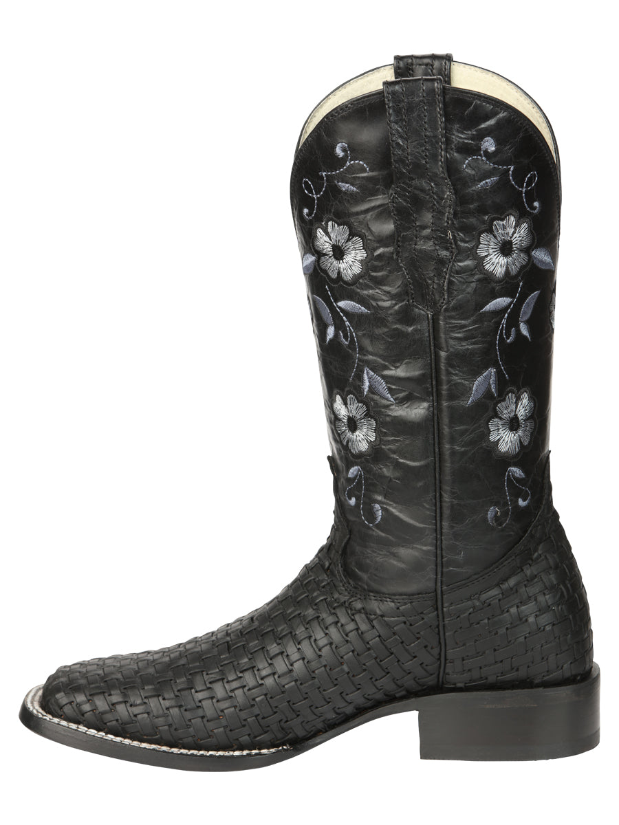 Botas de rodeo El General para mujer Petatillo - Negro 44856