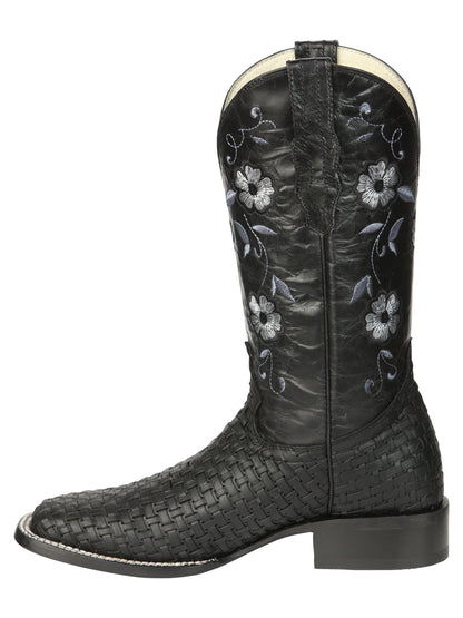 Botas de rodeo El General para mujer Petatillo - Negro 44856