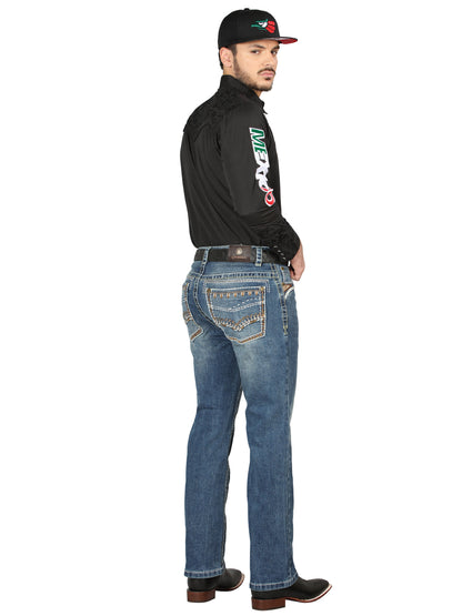 Vaqueros Centenario Bootcut Denim - Azul Oscuro 44967