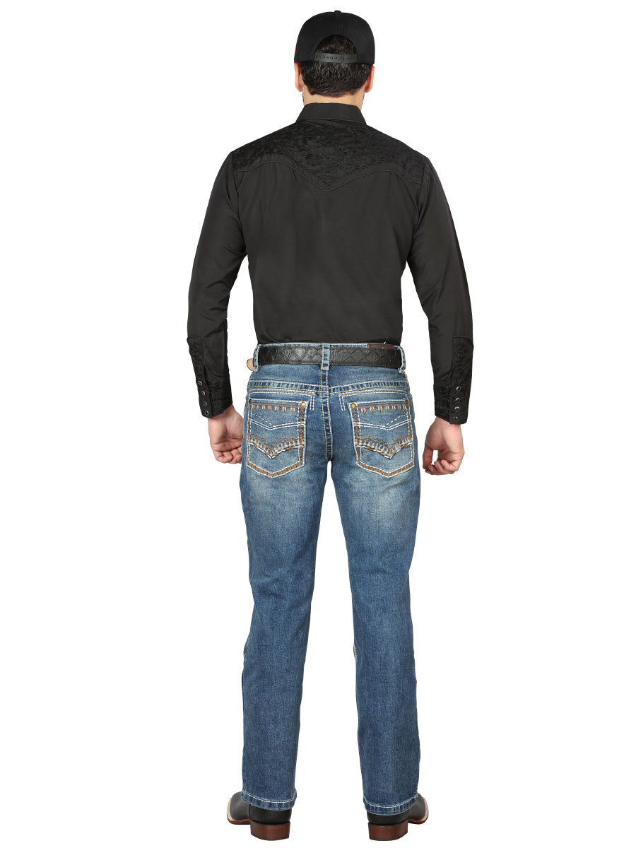 Vaqueros Centenario Bootcut Denim - Azul Oscuro 44967