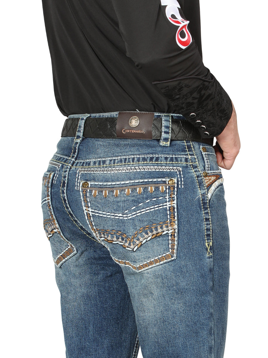 Vaqueros Centenario Bootcut Denim - Azul Oscuro 44967
