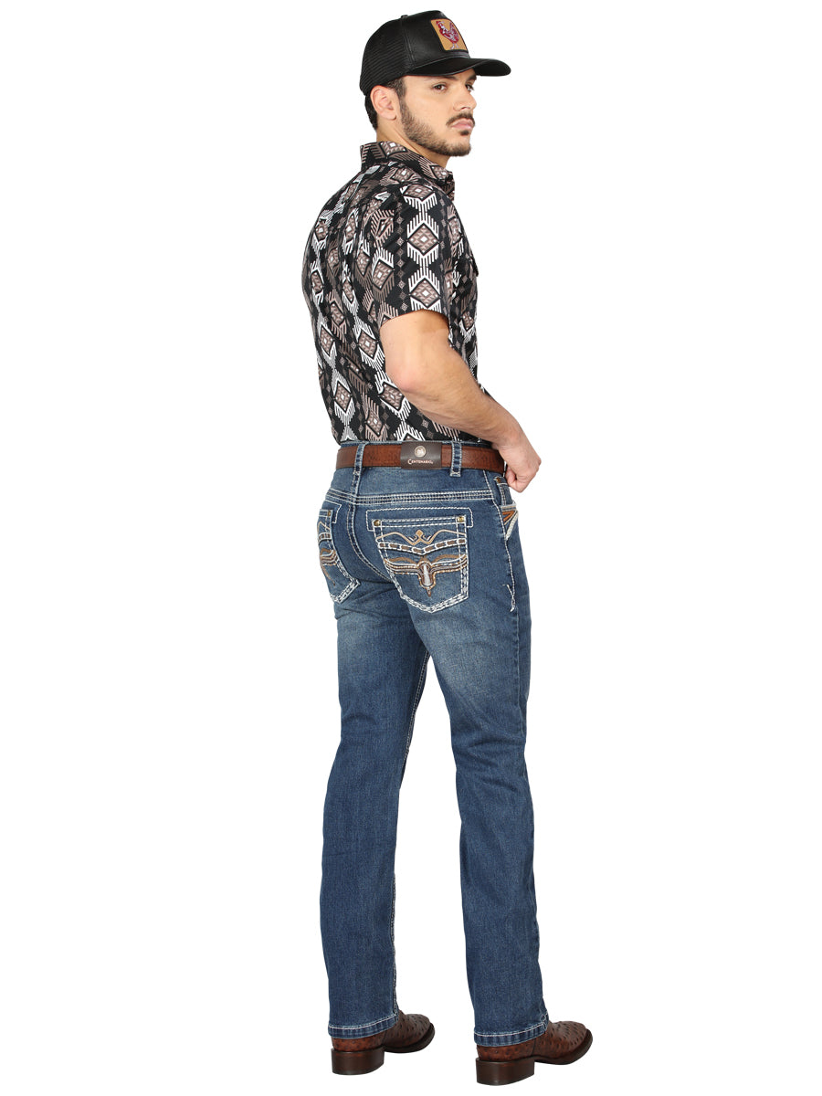 Vaqueros Centenario Bootcut Denim - Azul Oscuro 44970