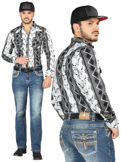 Vaqueros Centenario Bootcut Denim - Azul Medio 44971