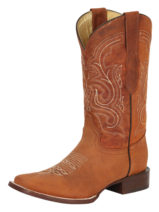 El General Men's Rodeo Boot – Crazy Leather - Cognac 45208