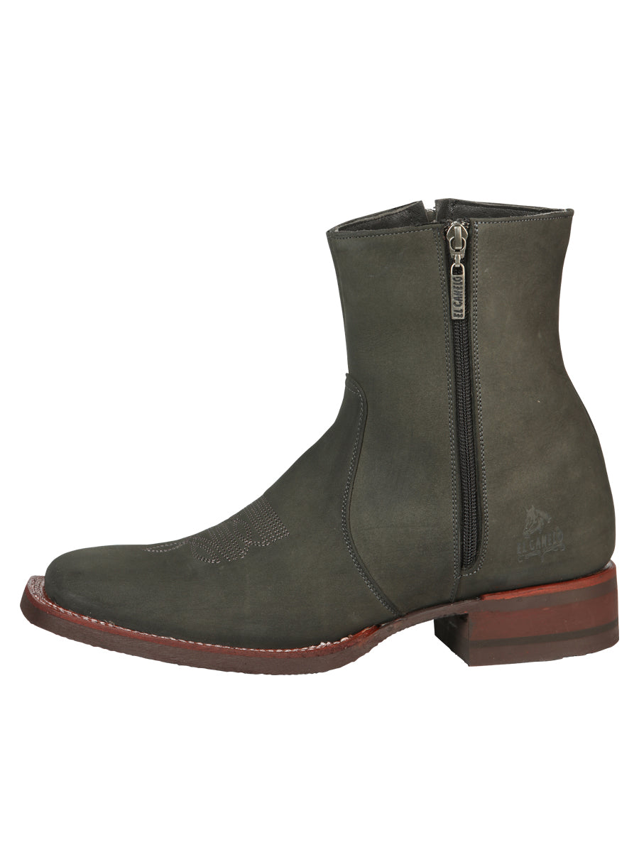 Botines El Canelo para hombre - Nobuck gris

 45213