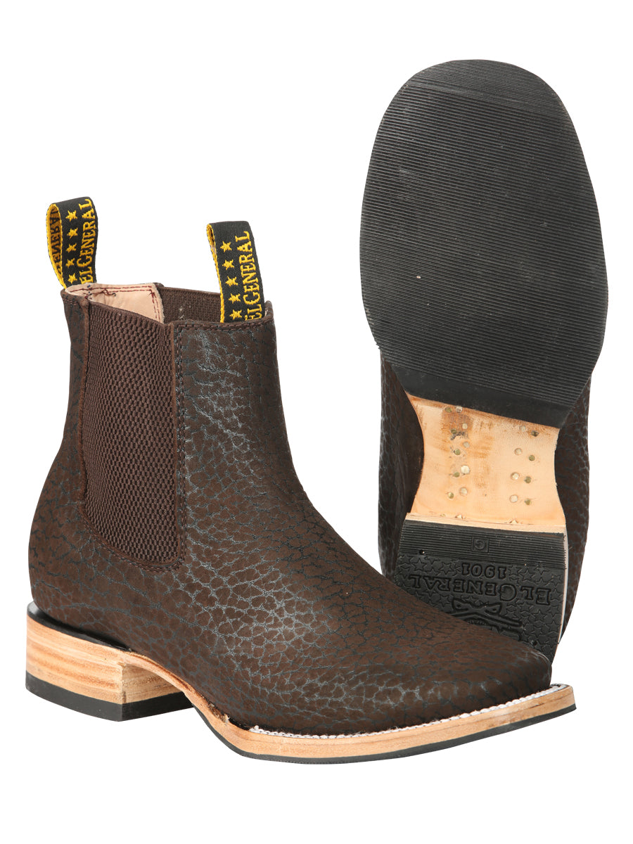 Botines El General para hombre - Piel Cuello Toro Moka 45341
