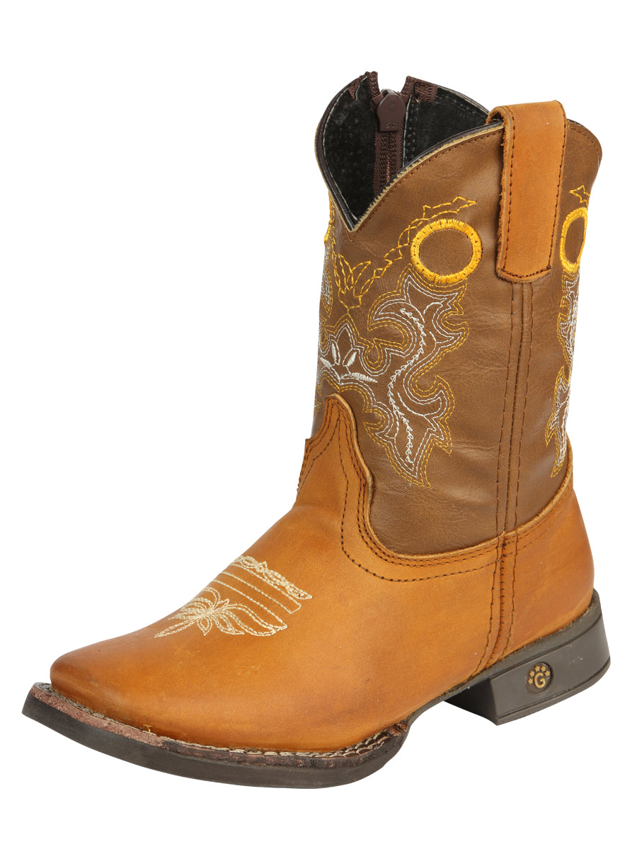 Botas de rodeo para niños El General - Miel 45389