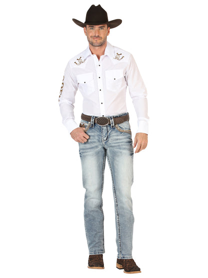 Pantalones vaqueros premium Centenario para hombre - Azul oscuro 45530