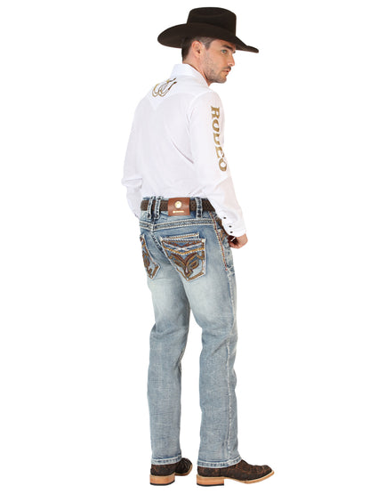 Pantalones vaqueros premium Centenario para hombre - Azul oscuro 45530