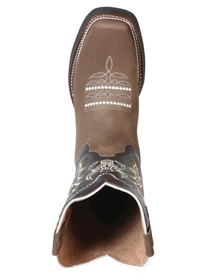 El General Rodeo Boot - Nobuck Camel 51113