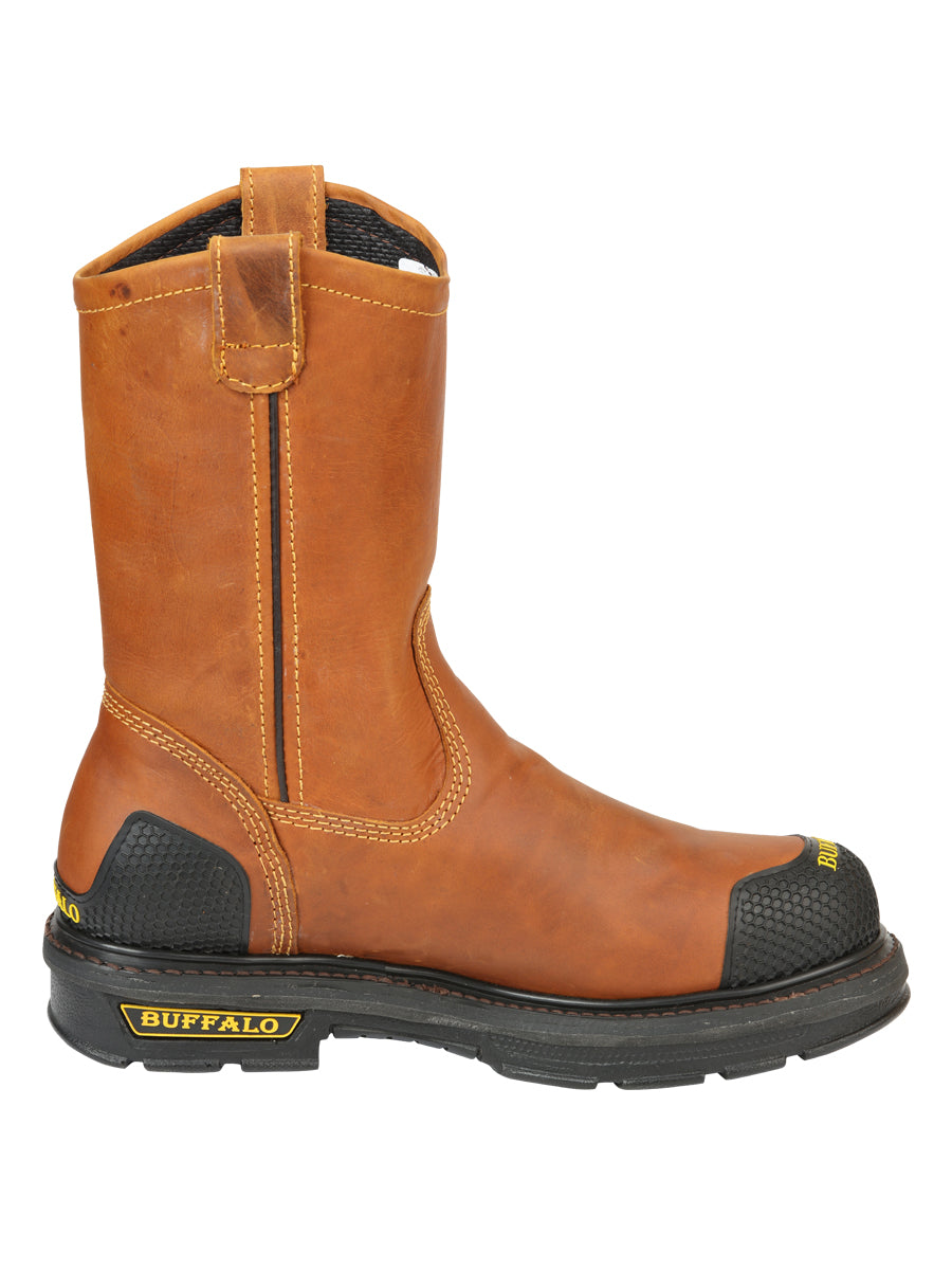 Botas de trabajo Buffalo &amp; Bull para hombre - Miel 123029