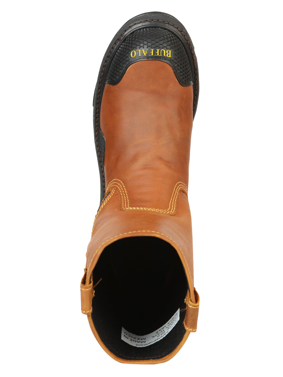 Botas de trabajo Buffalo &amp; Bull para hombre - Miel 123029