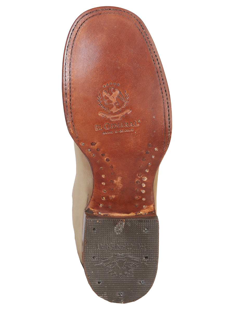 Botín de punta cuadrada El General - Nobuck Arena 126191