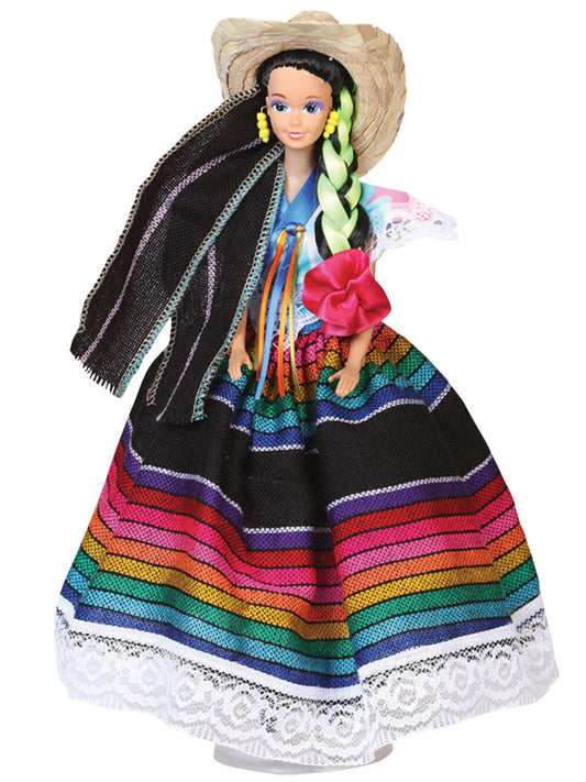Muñeca decorativa artesanal del Estado de México, Edo. México, multicolor, 601912