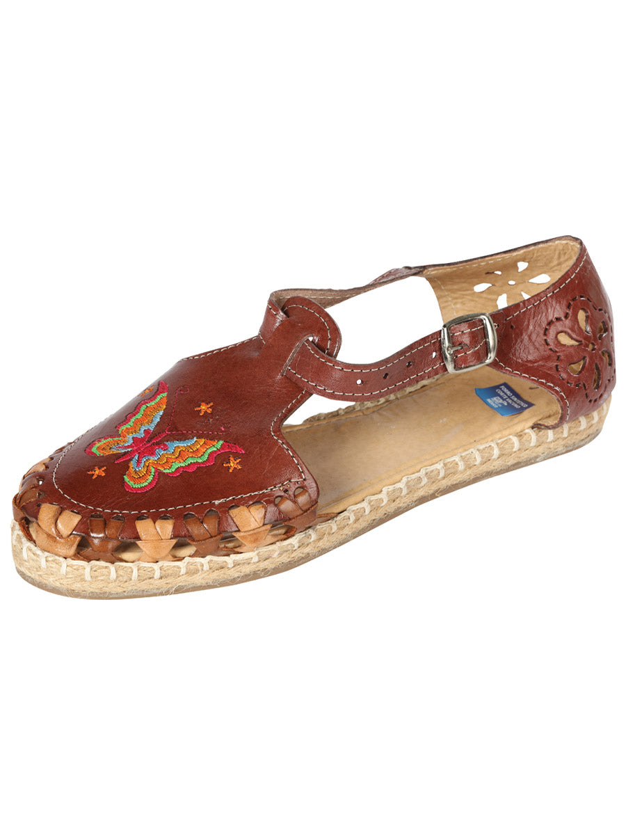 Sandalias Artesanales Mexicanas Piel Marrón 603317