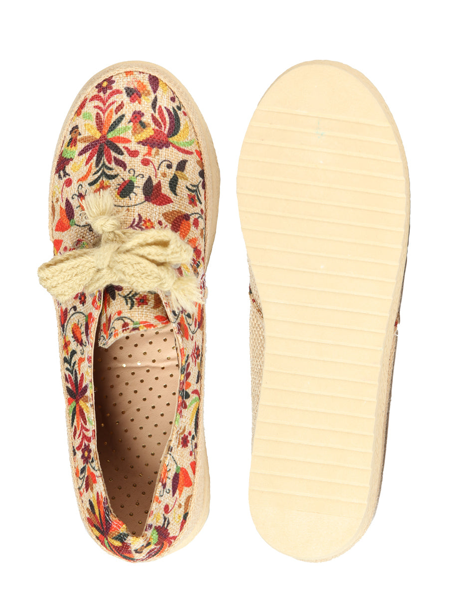 Tenis de Yute Artesanal Mexicano 50% Algodón, 50% Poliéster Multicolor 603959