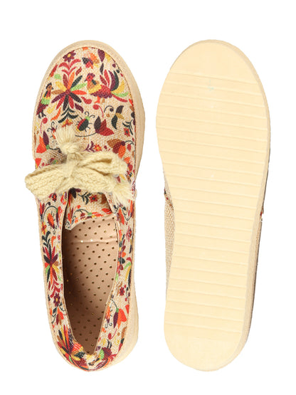 Tenis de Yute Artesanal Mexicano 50% Algodón, 50% Poliéster Multicolor 603959