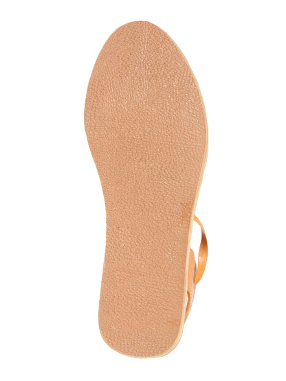 Sandalias Artesanales Mexicanas Piel Miel 604020