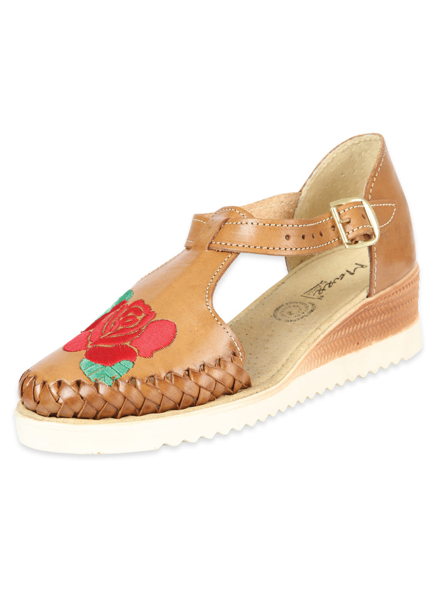 Sandalias Artesanales Mexicanas Piel Canela 604023